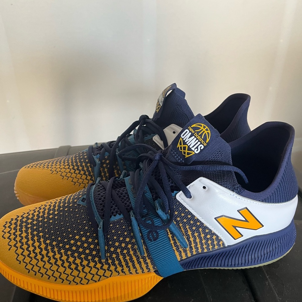 Navy and Yellow Kids Shoes